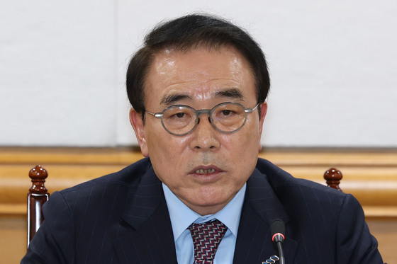 간담회 발언하는 조용병 회장