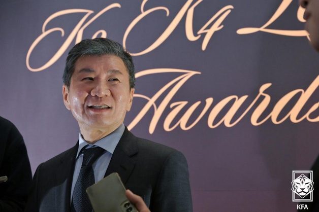 한 해 마무리하는 정몽규 축구협회장 "더 발전할 내년 기대해달라"