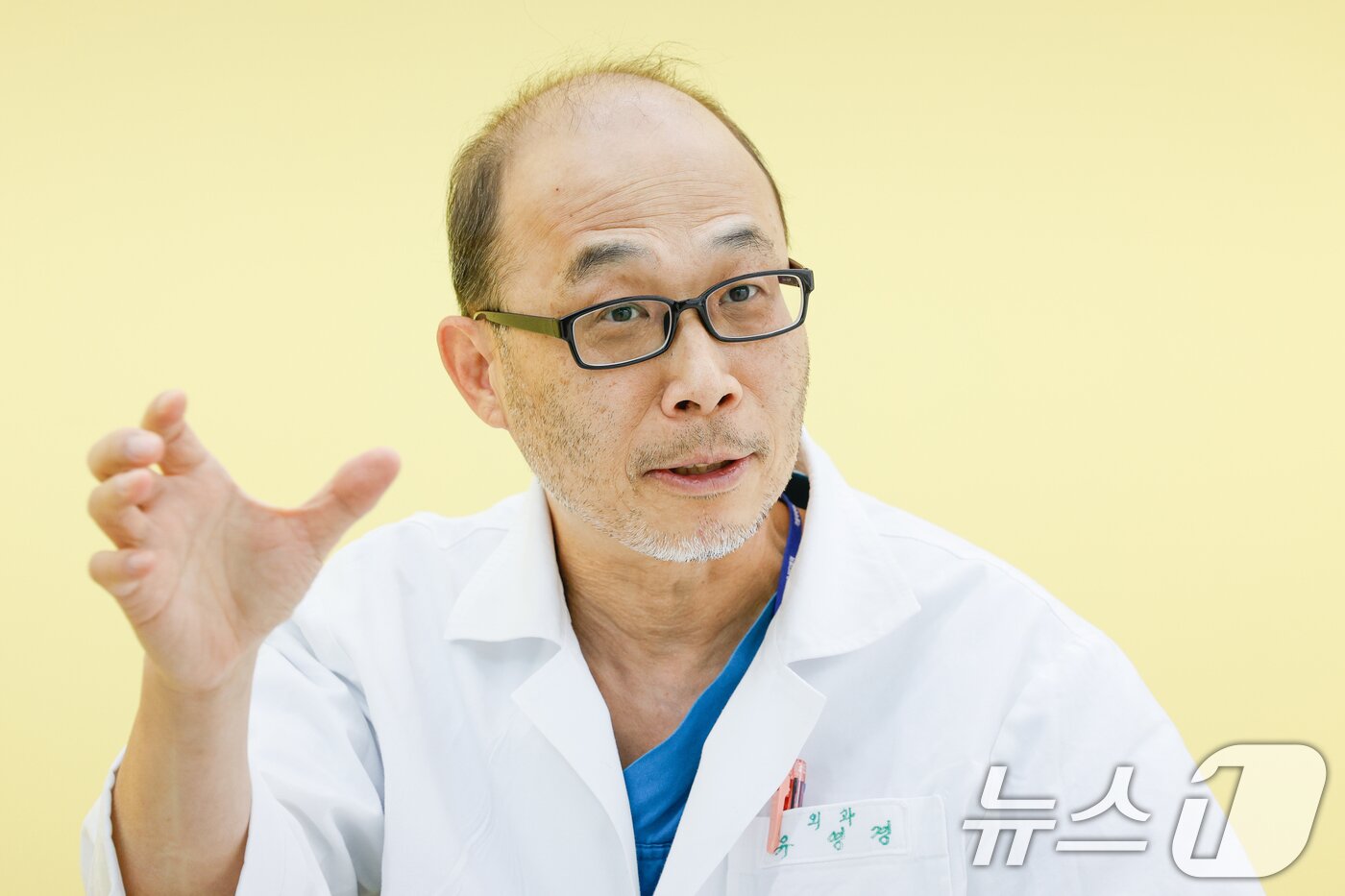 본문 이미지 - 서울성모병원 간이식팀 간담췌외과 유영경 교수가 10일 서초구 가톨릭대학교 서울성모병원에서 뉴스1과 인터뷰를 하고 있다. 2025.12.10/뉴스1 ⓒ News1 안은나 기자