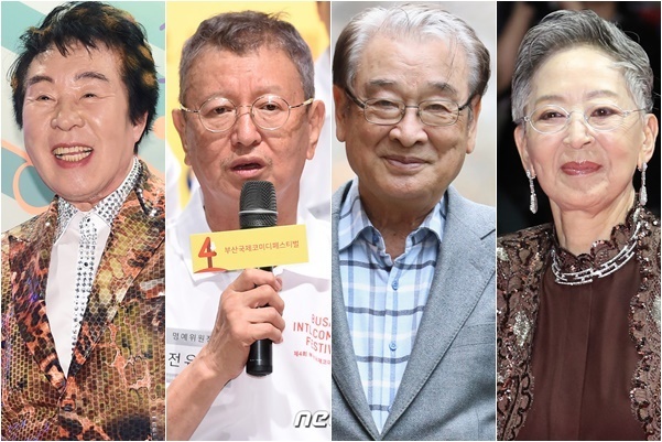 송대관·전유성·이순재 이어 김지미…2025년, 큰 별 연이어 떠나보낸 연예계