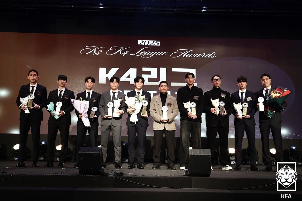 본문 이미지 - K4 베스트11&#40;대한축구협회 제공&#41; 