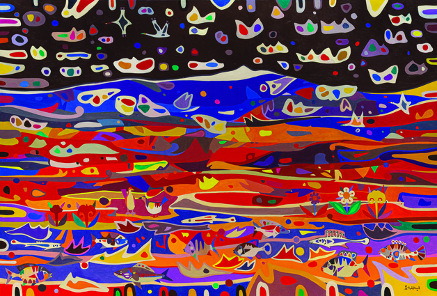 아시아문화전당서 '오승윤' 회고전…"자연의 기운과 오방색 조화"