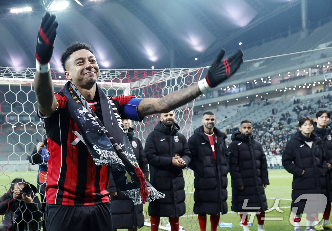 (서울=뉴스1) 박정호 기자 = 10일 오후 서울시 마포구 월드컵로 서울월드컵경기장에서 열린 AFC 챔피언스리그 엘리트(ACLE) 2025/26 리그 스테이지 6차전 FC서울과 멜 …