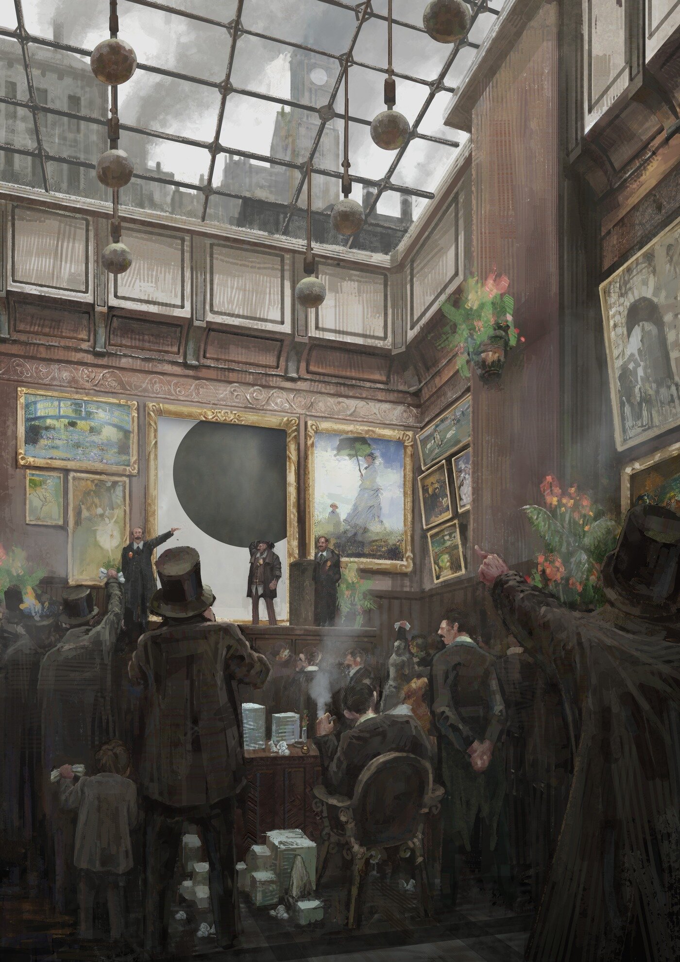 본문 이미지 - 윤찬호 &#39;우연한 만남 #1&#39; &#40;갤러리지지향 제공&#41;