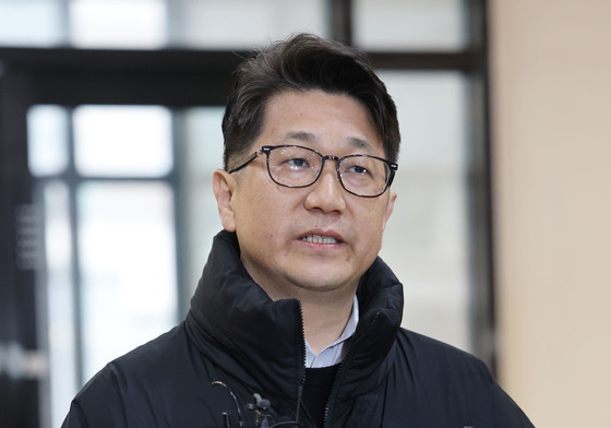 특검 출석하는 문지석 검사