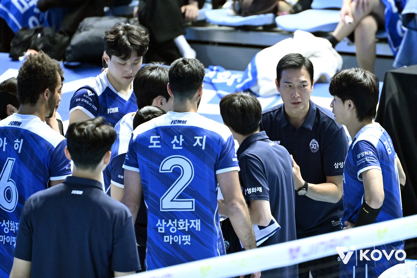 본문 이미지 - 팀 최다 연패에 근접한 삼성화재. &#40;KOVO 제공&#41;