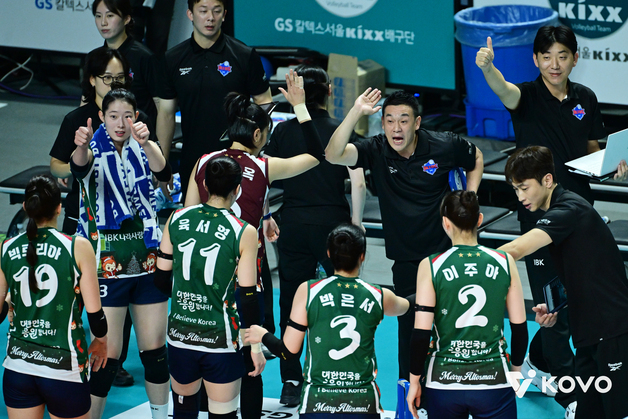 여오현 감독대행이 가져온 긍정 에너지…기업은행이 춤춘다