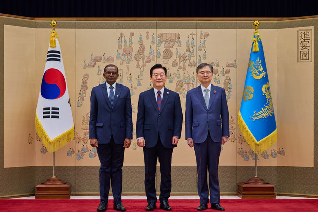 이재명 대통령, 주한스리랑카 대사 신임장 제정