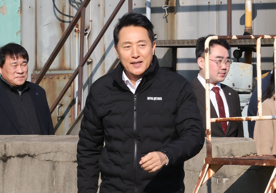 교학사 부지 찾은 오세훈 시장