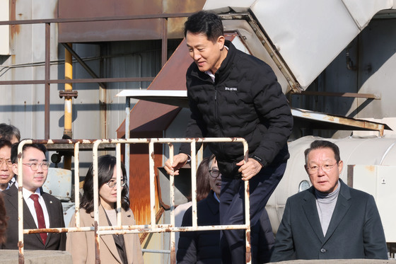 교학사 부지 찾은 오세훈 시장