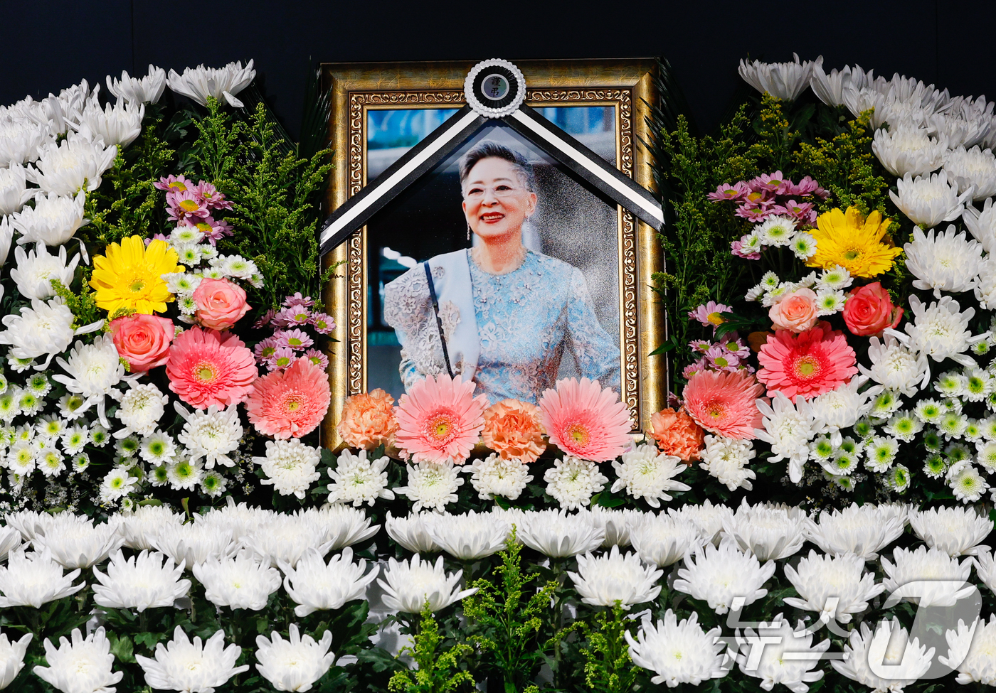 (서울=뉴스1) 안은나 기자 = 11일 오후 서울 중구 충무로 서울영화센터에 원로 배우 고(故) 김지미(본명 김명자) 추모 공간이 마련돼 있다. 2025.12.11/뉴스1