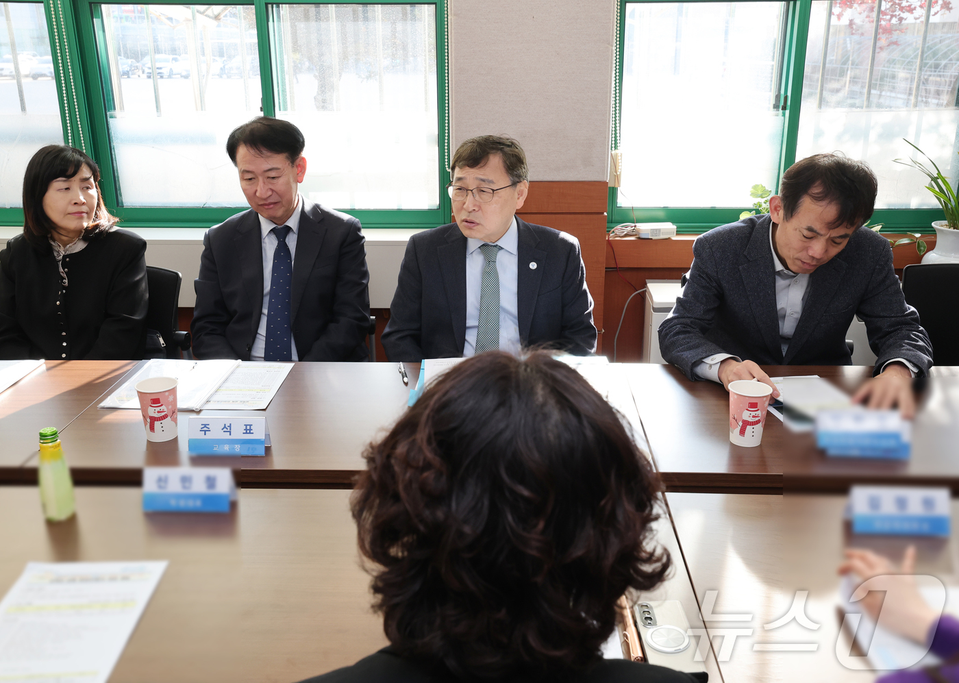 (서울=뉴스1) = 정근식 서울시교육감이 11일 오후 서울 은평초등학교를 방문해 '학생 맞춤형 통합지원 간담회'에서 발언하고 있다. (서울시교육청 제공. 재판매 및 DB 금지) 2 …