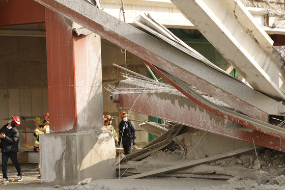 노동청, 광주대표도서관 붕괴 사고 중대재해법 위반 여부 조사