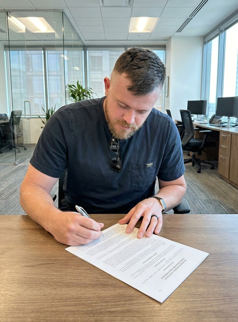 본문 이미지 - 롯데 자이언츠의 새 외국인 투수 제레미 비슬리. &#40;롯데 자이언츠 제공&#41;