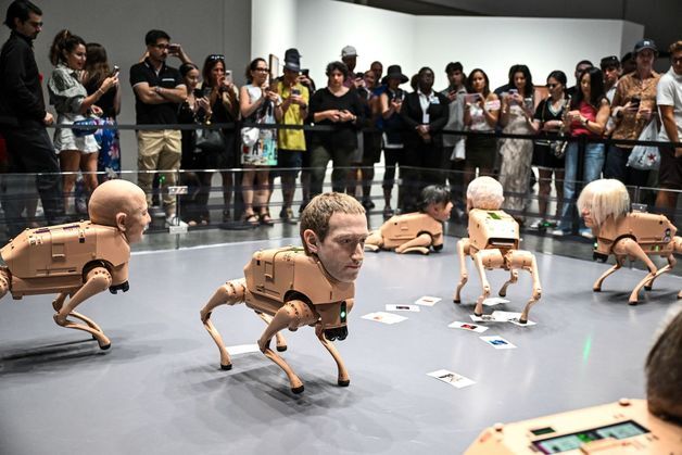 '배변 보는' 머스크·김정은 로봇개…1억 넘는 가격에 누가 사나 했더니