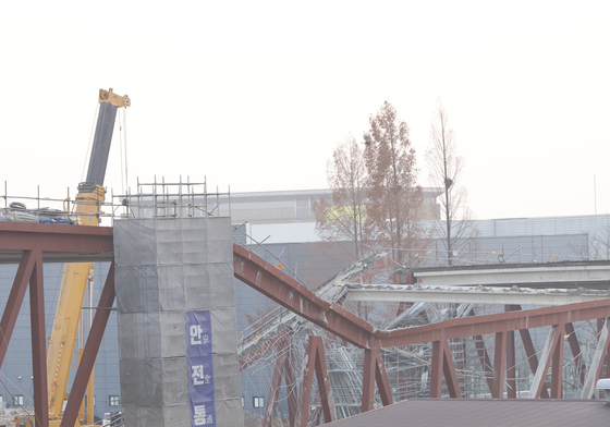 붕괴사고 발생한 광주도서관 건립현장