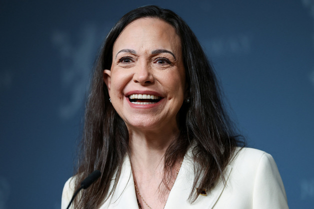 [포토] 노벨평화상 시상식 다음날 오슬로에 도착한 마차도