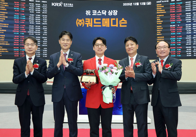 쿼드메디슨, 코스닥 상장 첫날 54% 급등 [핫종목]