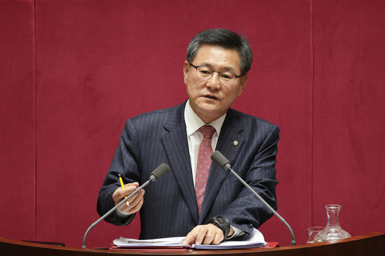 은행법 개정안 무제한 토론하는 이헌승