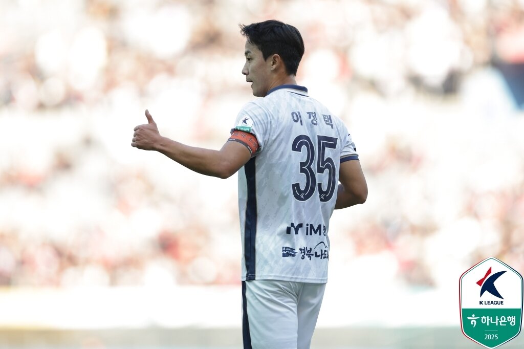 본문 이미지 - 김천 상무 이정택. &#40;한국프로축구연맹 제공&#41;