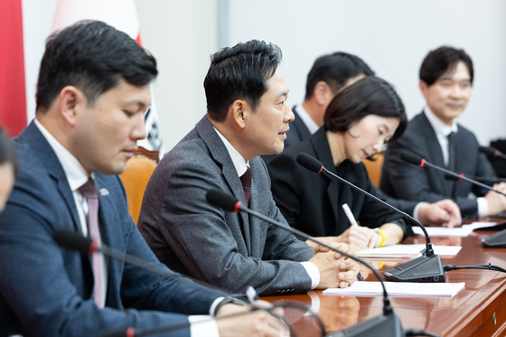 케빈 김 주한 미 대사대리 접견하는 장동혁 대표