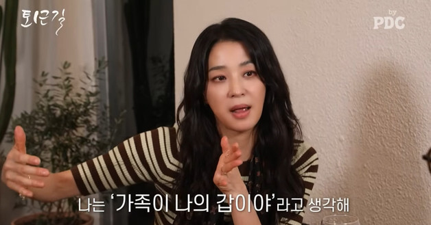 한고은 "시아주버니 50세에 결혼…형님이 아래로 띠동갑"