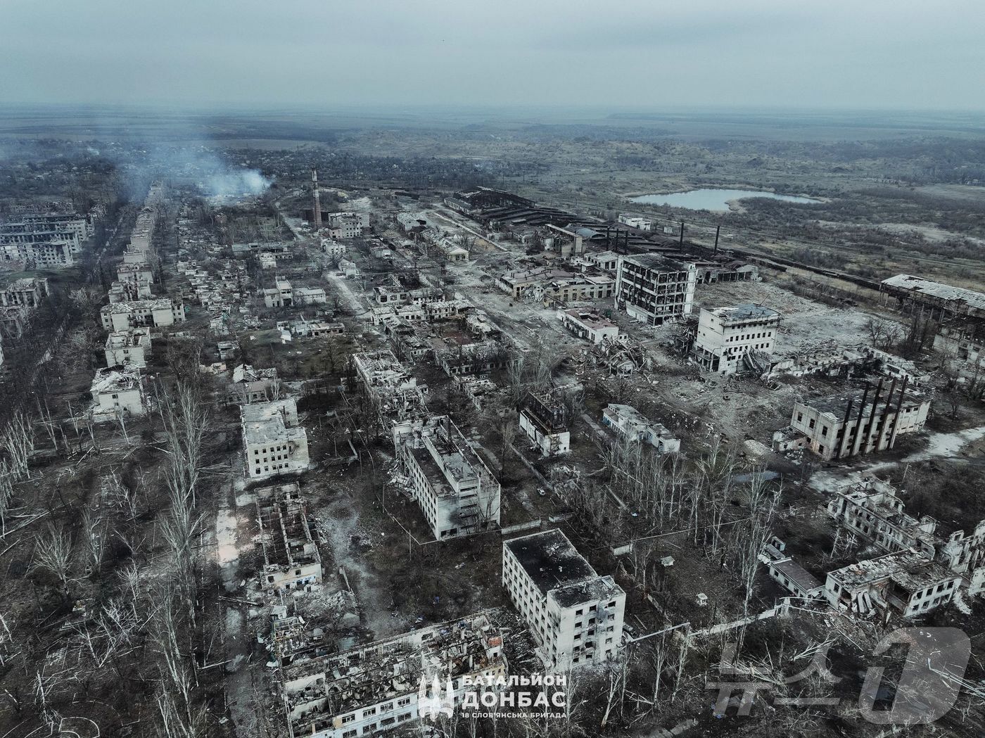 본문 이미지 - 전쟁으로 황폐화한 돈바스 도네츠크 지역. 2025.01.29 ⓒ AFP=뉴스1 ⓒ News1 이지예 객원기자