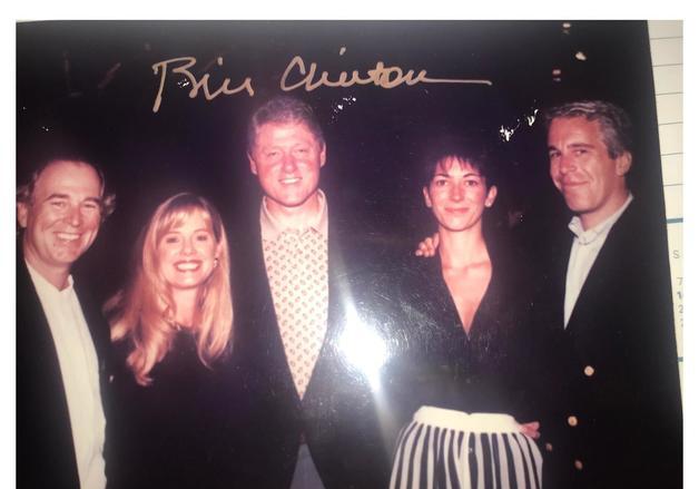 [포토]'성착취범' 제프리 엡스타인과 빌 클린턴 전 美대통령