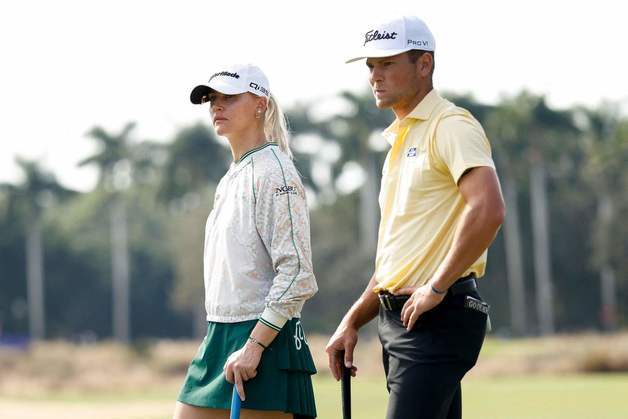 '17언더파' 헐-브레넌, 톰슨-클라크와 혼성골프 1R 공동 선두