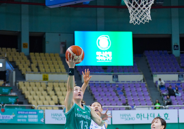 패배 잊은 하나은행, 파죽의 6연승…'598경기' 김정은 최다출전 2위