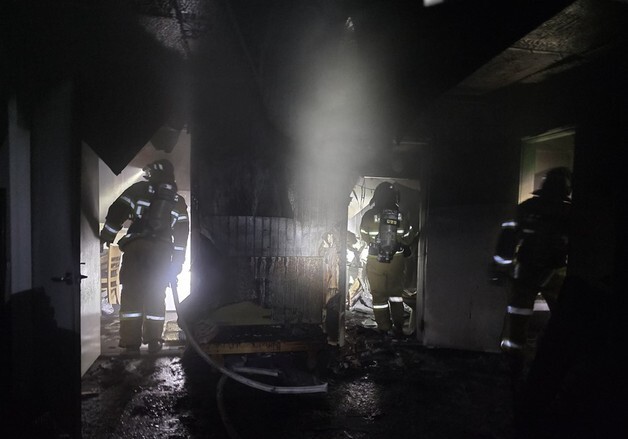 영주 주택서 난로 취급 부주의로 화재…인명피해 없어