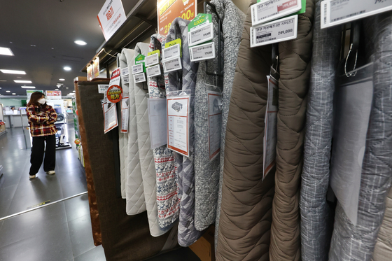 영하권 추위에 난방용품 인기