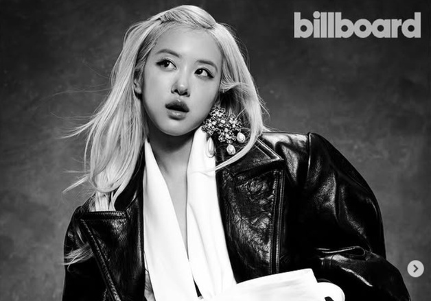 로제, 美 빌보드 커버 사진 공개…그래미 후보다운 위엄 [N샷]