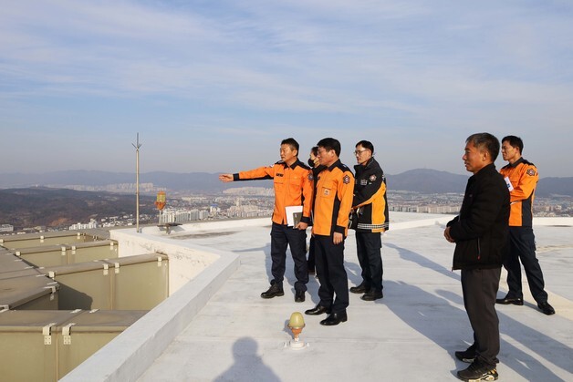 울산소방, 고층 건축물 화재안전조사 전수점검