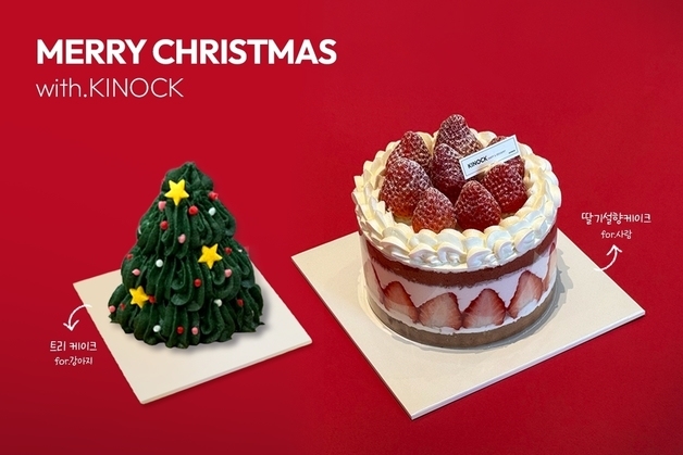 반려견 전용 케이크까지…키녹, 특별한 크리스마스 패키지 출시