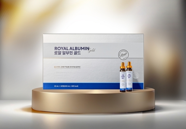 동국제약, 프리미엄 원료·빠른 흡수 '로얄 알부민 골드' 출시