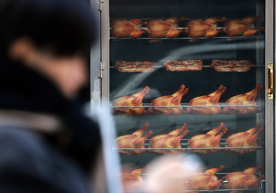 치킨 중량표시하는 '치킨 중량표시제'실시