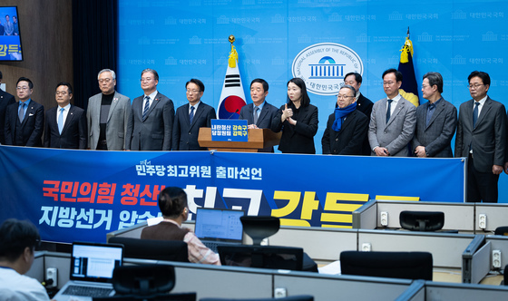 與최고위원 보선 출사표 착착…'친청vs친명' 점점 뚜렷