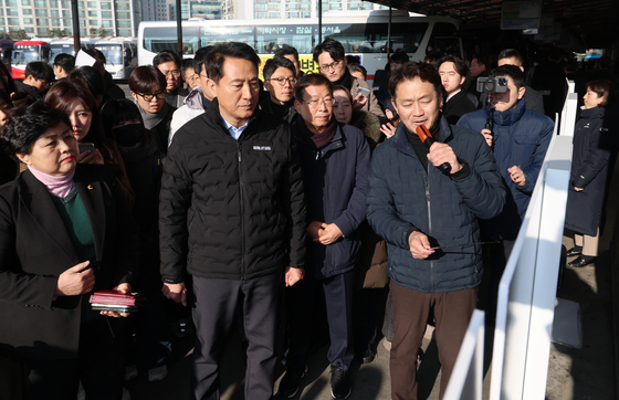 동서울터미널 사업 계획 보고받는 오세훈 시장