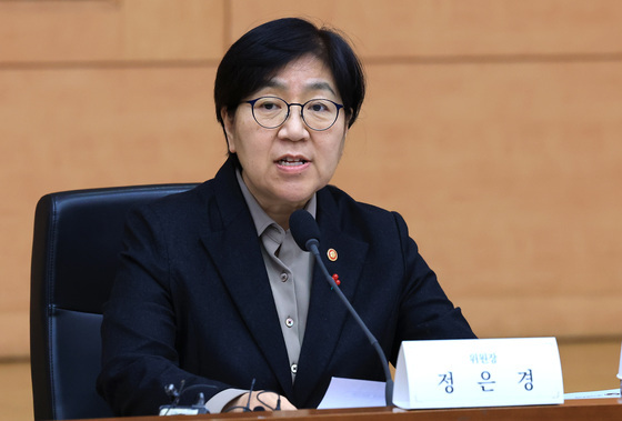 모두발언하는 정은경 보건복지부 장관