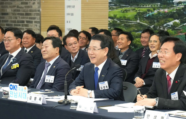 김영록 지사, 무안군 정책비전 투어