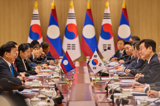 이재명 대통령, 라오스 국가주석과 정상회담