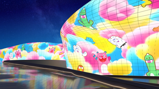 "DDP 외벽에 해치 등장"…미디어아트 'SEOULFUL WINTER' 공개