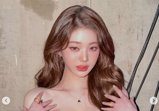 장원영, 튜브톱 드레스로 뽐낸 반전 볼륨감…고혹적 매력 [N샷]