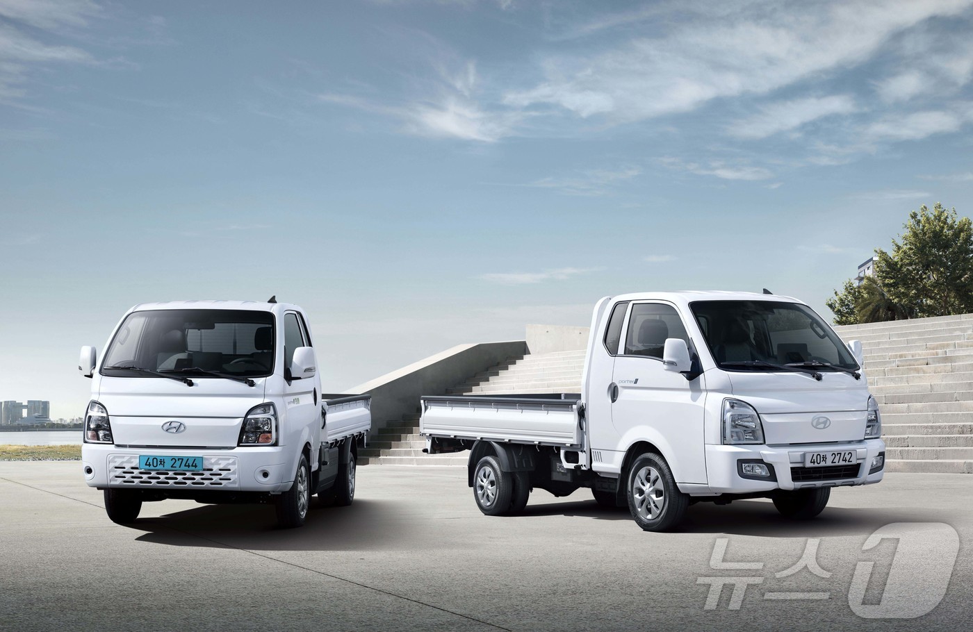 (서울=뉴스1) = 현대차가 대표 소형 트럭 포터의 연식 변경 모델인 ‘2026 포터 II(LPG/일렉트릭 모델)’를 16일 출시했다고 밝혔다. 사진은 2026 포터 II 일렉트릭 …