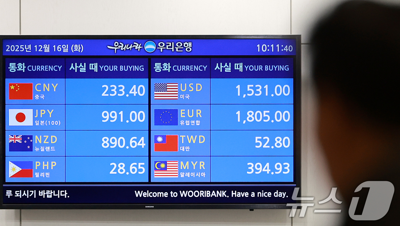 (인천공항=뉴스1) 이호윤 기자 = 외환당국과 국민연금공단이 원·달러 환율 급등세에 대응해 올해 말 종료 예정이었던 외환스와프 계약을 1년 더 연장하기로 했다. 사진은 16일 인천 …