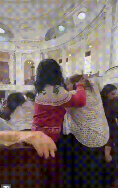 멕시코시티 의회 본회의장서 난투극…머리채 잡고 몸싸움