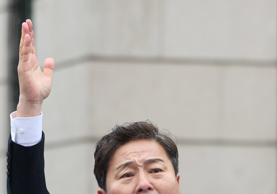 서울시장 출마 선언하는 김영배 의원