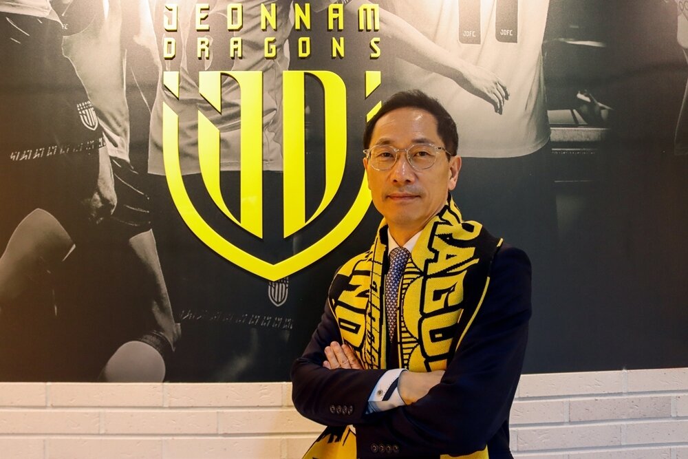 본문 이미지 - 송종찬 신임 전남 드래곤즈 대표이사. (전남 드래곤즈 제공)