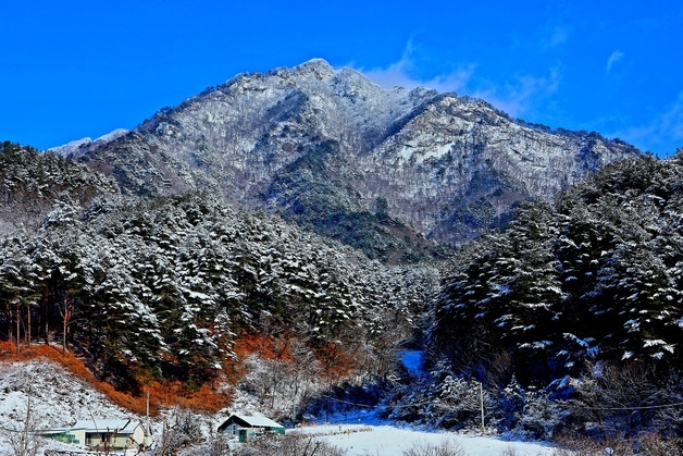 설경이 아름다운 인제 점봉산 자락